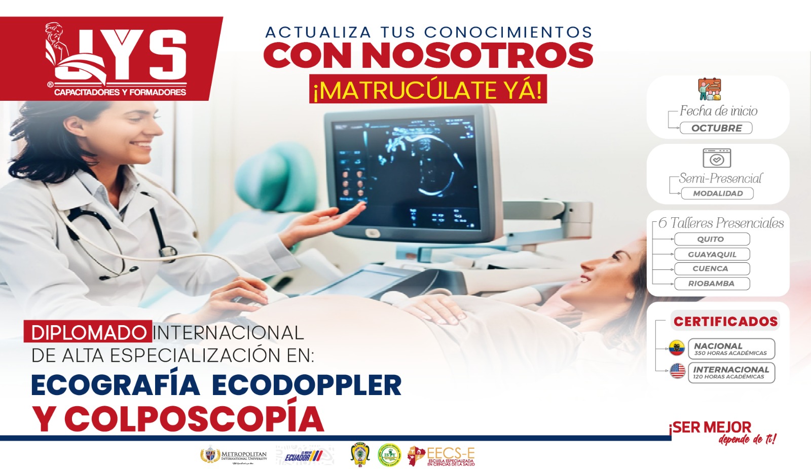 Imagen CDiplomado internacional en alta especialización en: Ecografía, Eco Doppler y Colposcopia 16c